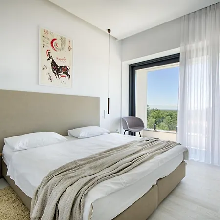 Astera Near Porec For 8 People With Infinity Pool, Whirlpool & Sauna Villa Visnjan